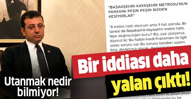 CHP'li İBB Başkanı Ekrem İmamoğlu'nun bir iddiası daha yalan çıktı! Hiçbir kesinti yapılmamış