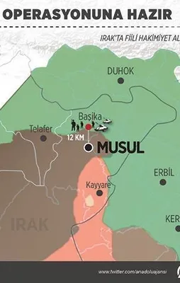 Başika'daki savaşçılar Musul operasyonuna hazır