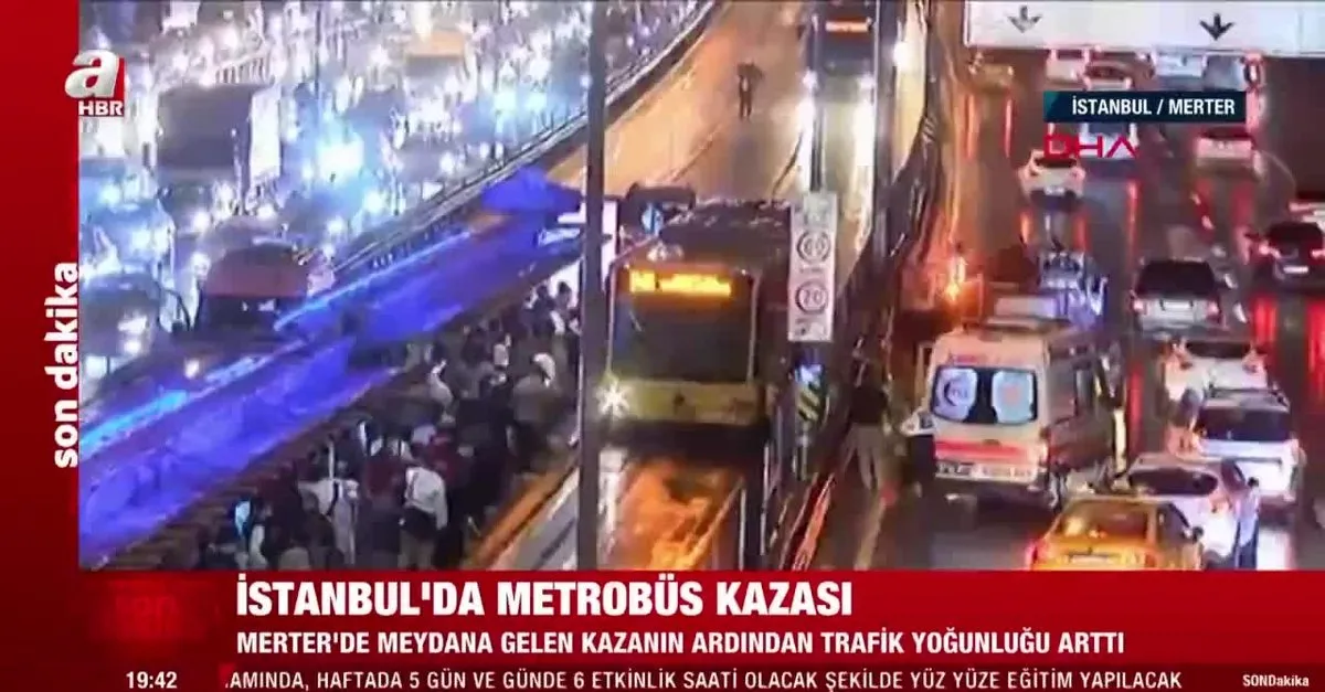 Son Dakika Istanbul Merter De Metrobus Kazasi 7 Kisi Yaralandi Takvim