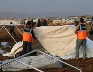 Türkiye’den İdlib’deki mağdurlara yardım eli