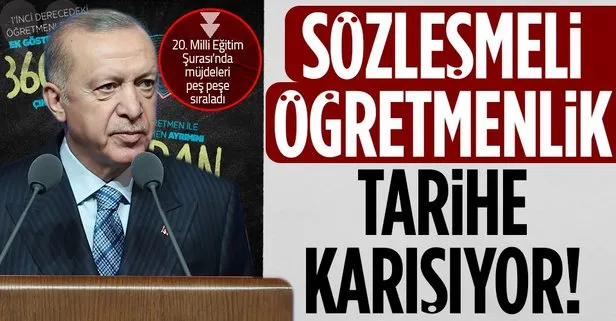 SON DAKİKA: Başkan Recep Tayyip Erdoğan’dan 20. Milli Eğitim Şûrası’nda önemli açıklamalar