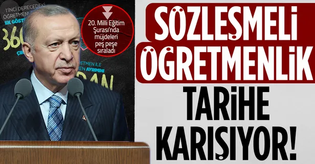 SON DAKİKA: Başkan Recep Tayyip Erdoğan'dan 20. Milli Eğitim Şûrası'nda önemli açıklamalar