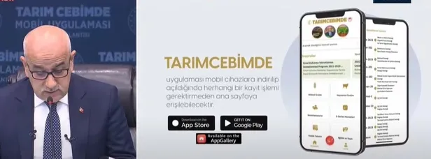Bakan Kirişci'den "TarımCebimde Uygulaması Tanıtım Toplantısı"nda flaş açıklamalar: "Bakanlığa ait yerli ve milli"-2