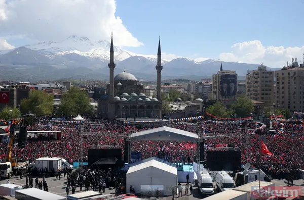 Şu meydan ülkeyi size '7'rir mi! Akşener ve Yavaş'ı hüsrana uğratan Kayseri Başkan Erdoğan'ı el üstünde karşıladı: Yok böyle rekor - 16