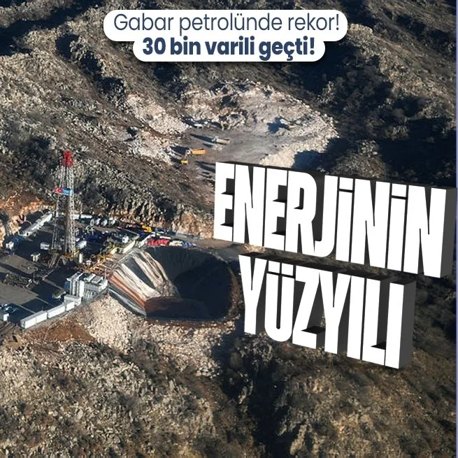 Türkiye Yüzyılı enerjinin yüzyılı olacak! Enerji ve Tabii Kaynaklar Bakanı Alparslan Bayraktar duyurdu: Gabar petrolü 30 bin varili geçti