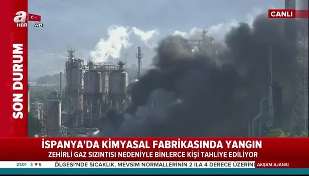 İspanya'da korkutan yangın! Binlerce kişi tahliye ediliyor