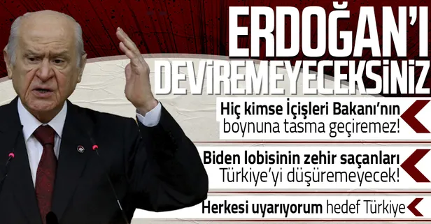 Son dakika: MHP lideri Devlet Bahçeli: Herkesi uyarıyorum hedef Türkiye'dir!