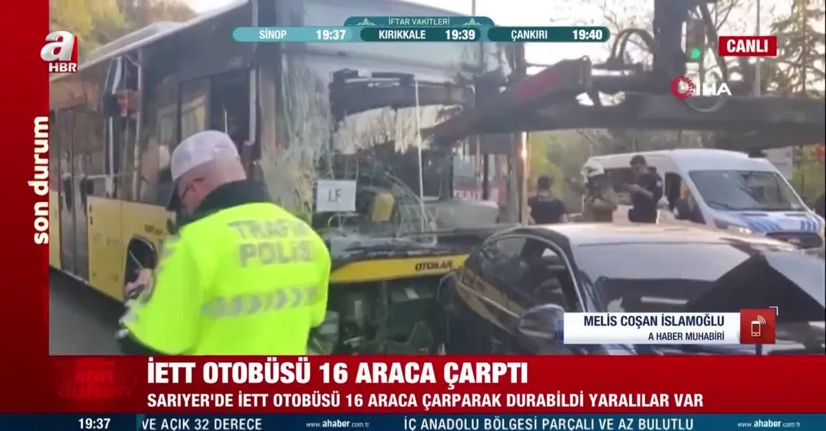 Sarıyer'de İETT faciası!