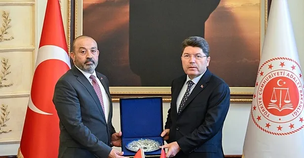 Adalet Bakanı Yılmaz Tunç Filistin Başsavcısı Al-Khatib'i kabul etti