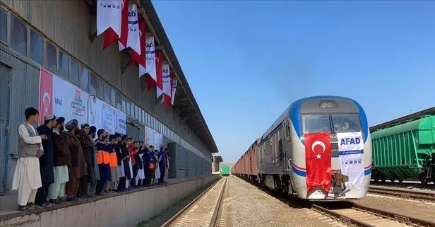 Türkiye’nin üçüncü İyilik Treni Afganistan’a ulaştı