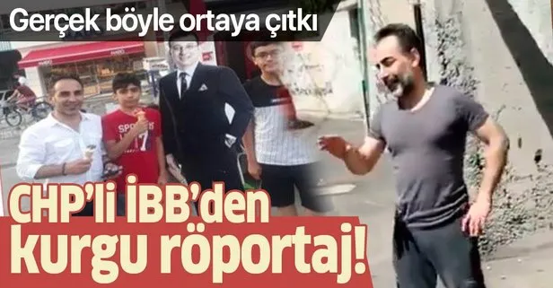 CHP’li İstanbul Büyükşehir Belediyesi’nden kurgu röportaj!