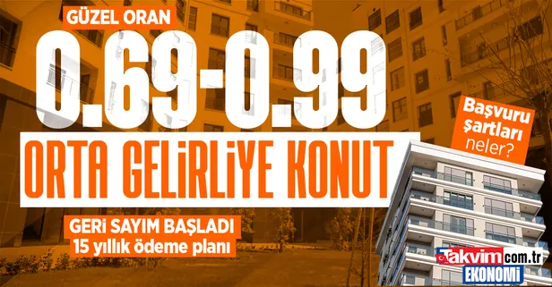 Orta gelirliye yeni konut kampanyası! Yüzde 0,99 faiz 15 yıl vade ile ev sahibi olma fırsatı