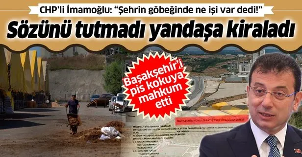 CHP'li İmamoğlu sözünü tutmadı