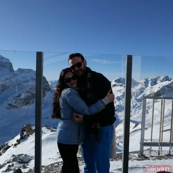 Esra Bilgiç ve Faruk Sabancı'dan aşk pozu! İsviçre'de romantizm doruklarda - 4