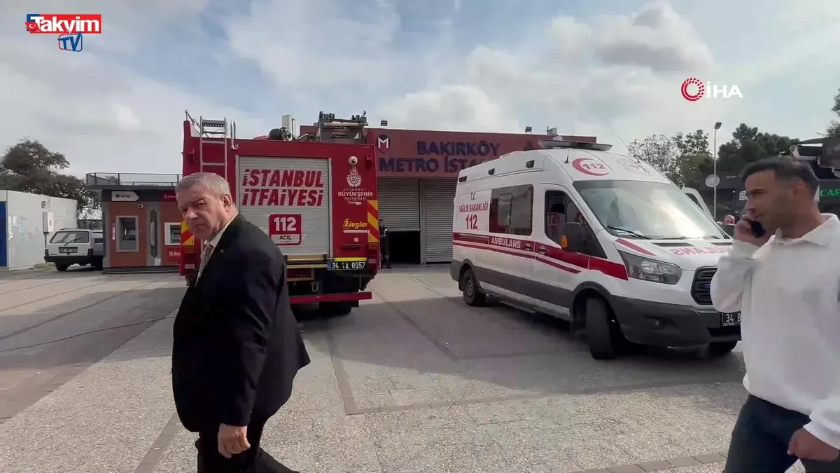 Bakırköy Metro İstasyonu'nda intihar!