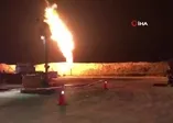 Tekirdağ'da doğalgazın çıkma anı görüntülendi