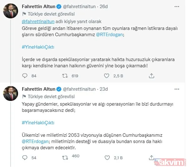 Spekülatif kur atışı ve manipülatif saldırılar nafile! Sosyal medyada tam destek: #YineHaklıÇıktı, #SeninleyizErdoğan - 5