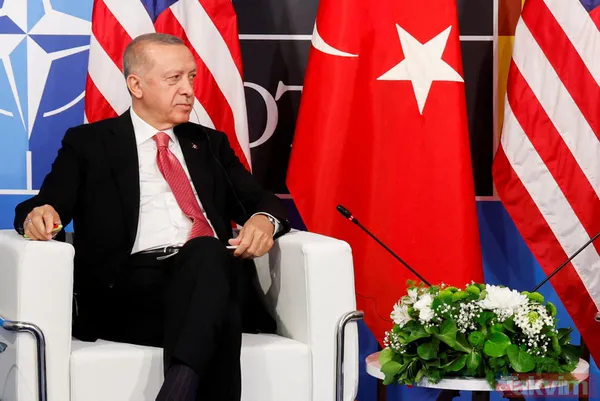 Madrid'de Türkiye - ABD zirvesi! Başkan Recep Tayyip Erdoğan, ABD Başkanı Joe Biden ile bir araya geldi - 15