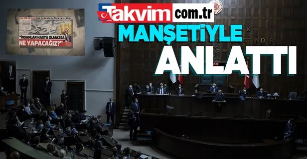 SON DAKİKA: Başkan Recep Tayyip Erdoğan Takvim.com.tr’nin manşeti üzerinden Kemal Kılıçdaroğlu’na yüklendi