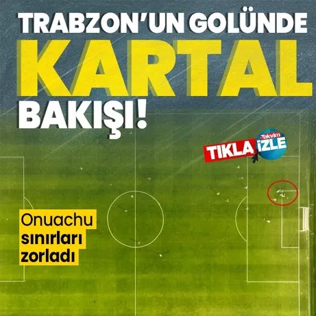 Trabzonspor’un yıldızı Paul Onuachu Beşiktaş’ı attığı golle tuş etti! Kartal bakışı..