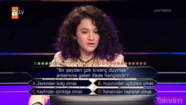 Kim Milyoner Olmak İster'de geceye damga vuran 'Osmanlı' sorusu: Hangisi Amasya'da sancak beyliği yapmamıştır? - 50