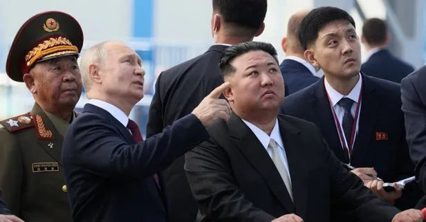 Putin ile Kim Jong-Un uzay üssünde el sıkıştı! Casus uydu iddiası dünyayı karıştırdı