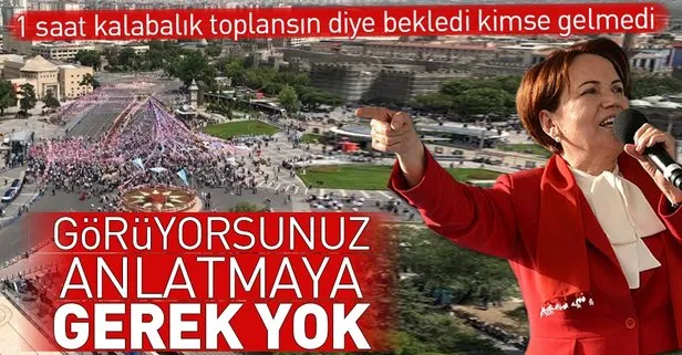 Meral Akşener’e Kayseri’de miting şoku