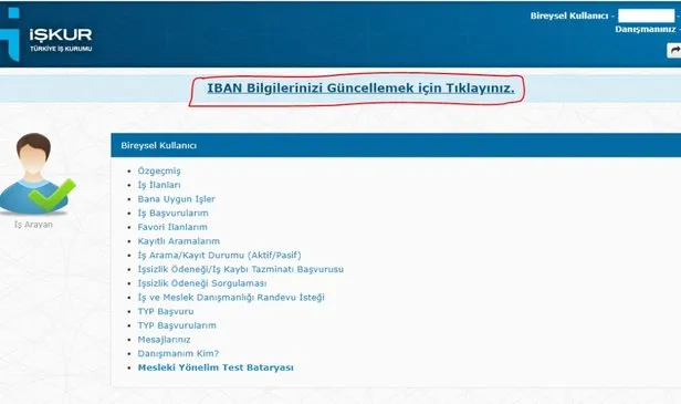 Iskur Iban Kaydetme Iskur Iban Kayit Nasil Yapilir Iskur Iban Kayit Ve Guncelleme Sayfasi Takvim