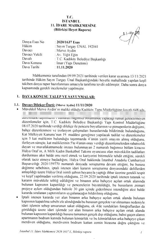 Kadıköy Belediyesi Milli basketbolcu Merve Aydın’ın dairesini mühürledi! Sosyal medyadan isyan: Haklarıma tecavüz-9