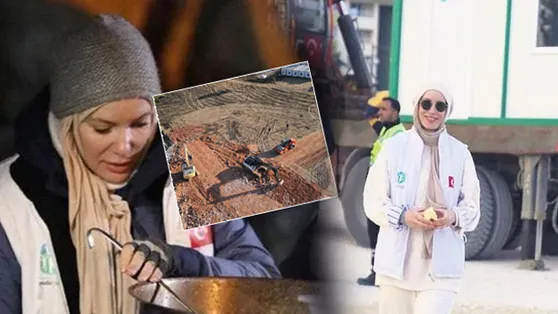 Gamze Özçelik Hatayda seferber oldu! Deniz Akkaya tek samimi bulduğum kadın diyerek öve öve bitirememişti şimdi de konteyner kent kuruyor