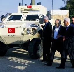 Panzer eşliğinde ticarete gittiler