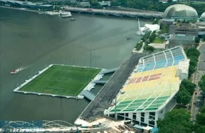 Singapur’da ilginç stadyum