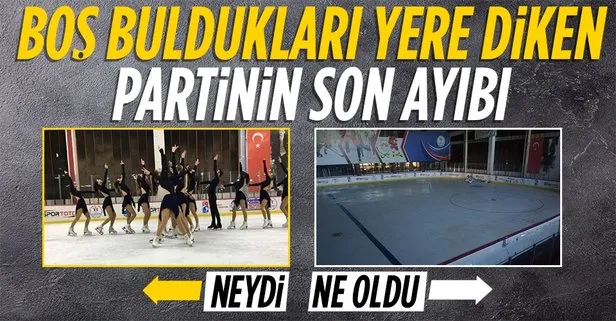 CHP’li Ankara Büyükşehir Belediyesi yönetimindeki Türkiye’nin ilk olimpik buz sporları tesisi 9 aydır kapalı