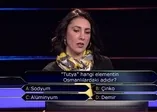 Kim Milyoner Olmak İster'e damga vuran soru! Tutya hangi elementin Osmanlılardaki adıdır?
