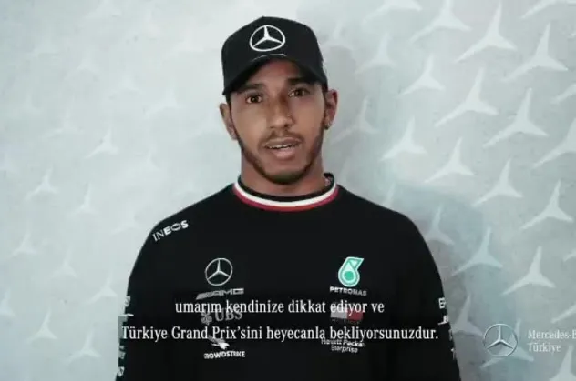 Formula 1 İstanbul GP öncesi Mercedes pilotu Lewis Hamilton'dan Türkiye'ye mesaj