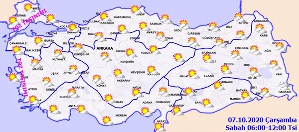 Meteoroloji'den kritik uyarı! O illerde yaşayanlar dikkat | 7 Ekim HAVA DURUMU-3