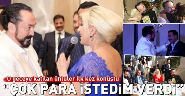 Adnan Oktar’ın davetine katılan ünlüler ilk kez konuştu