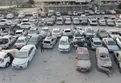 Toplu araç mezarlığı böyle görüntülendi