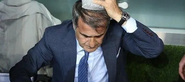 İşte Şenol Güneş’in kafasındaki yaranın en net görüntüsü!