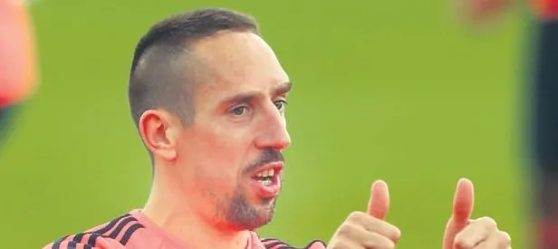 Ribery heyecanı