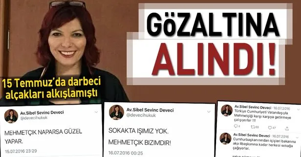 Sibel Sevinç Deveci gözaltına alındı