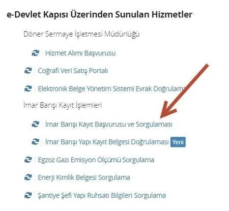 E Devlet Ten Yeni Hizmet Duyurulari Imar Barisi Kayit Basvurusu Ve Icra Dosyasi Sorgulama Nasil Yapilir Takvim