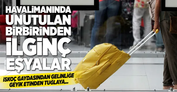 Havalimanında unutulan birbirinden ilginç eşyalar-1