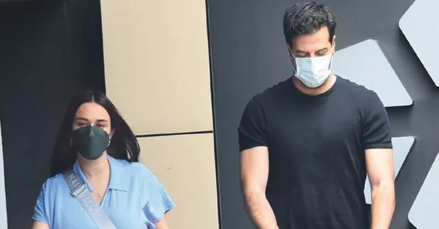 Hande Soral ve İsmail Demirci bebeklerinin kontrolü için gittikleri hastanenin çıkışında gazetecilerin sorularını cevapladı