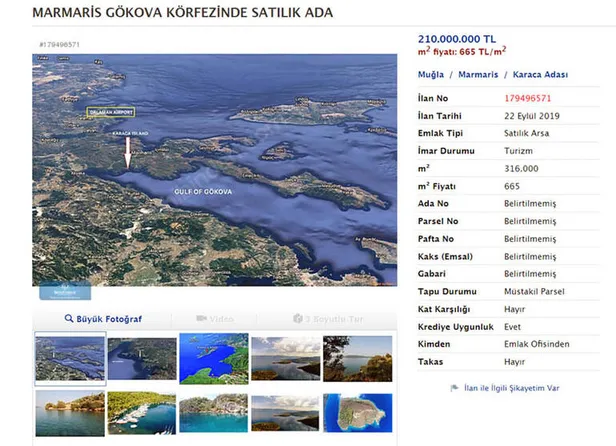 Marmaris'teki kelepir ada satışa çıkarıldı!-1
