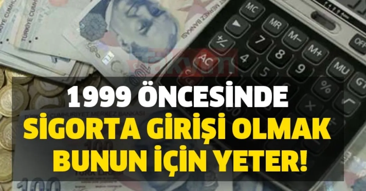 https www takvim com tr ekonomi 2020 11 29 erken emekli olmak isteyenler icin flas gelisme 1999 oncesinde sigorta girisi olmak bunun icin yeter iste sartlar ve detaylar