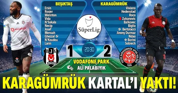 Karagümrük, Beşiktaş’ı yaktı! Beşiktaş 1-2 Fatih Karagümrük | MAÇ SONUCU ÖZET