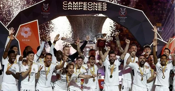 Real Madrid, Barcelona’yı 4-1 devirerek şampiyon oldu! Gol kralı Vinicius...