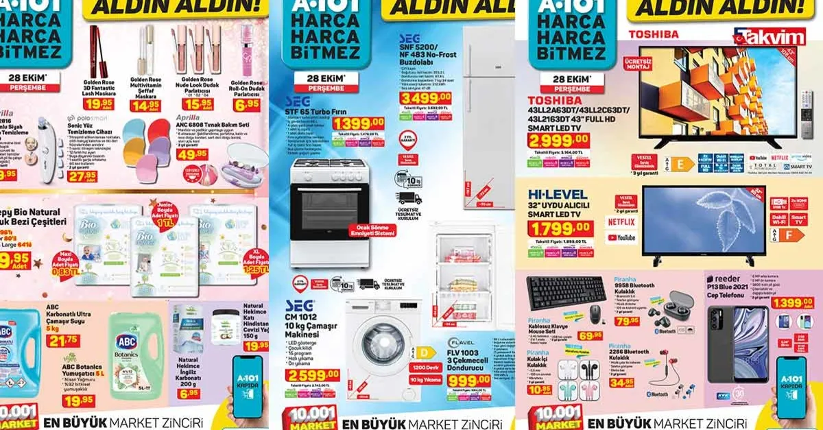 A101 28 Ekim’den itibaren satışa çıkaracak! Aktüel ürünler tam liste yayınlandı! Oyun bağımlılarına müjde hafta sonu da geçerli olacak