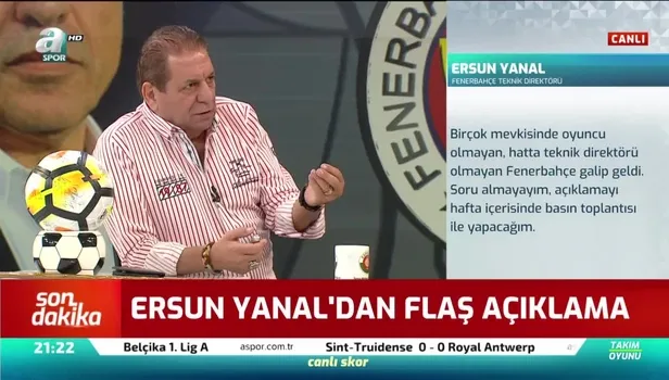 Fenerbahçe - Beşiktaş derbisi sonrası Erman Toroğlu'ndan flaş yorum! "Ersun Yanal istifa edecek"